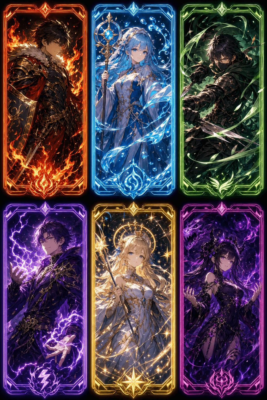 架空RPG職業診断の職業ビジュアル一覧